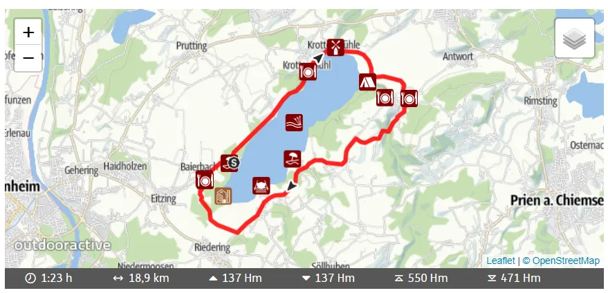 WJ Sportlich - Radtour - Simsseerunde