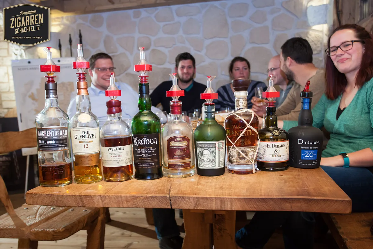 rum whisky seminar 2017 05 05 flaschen