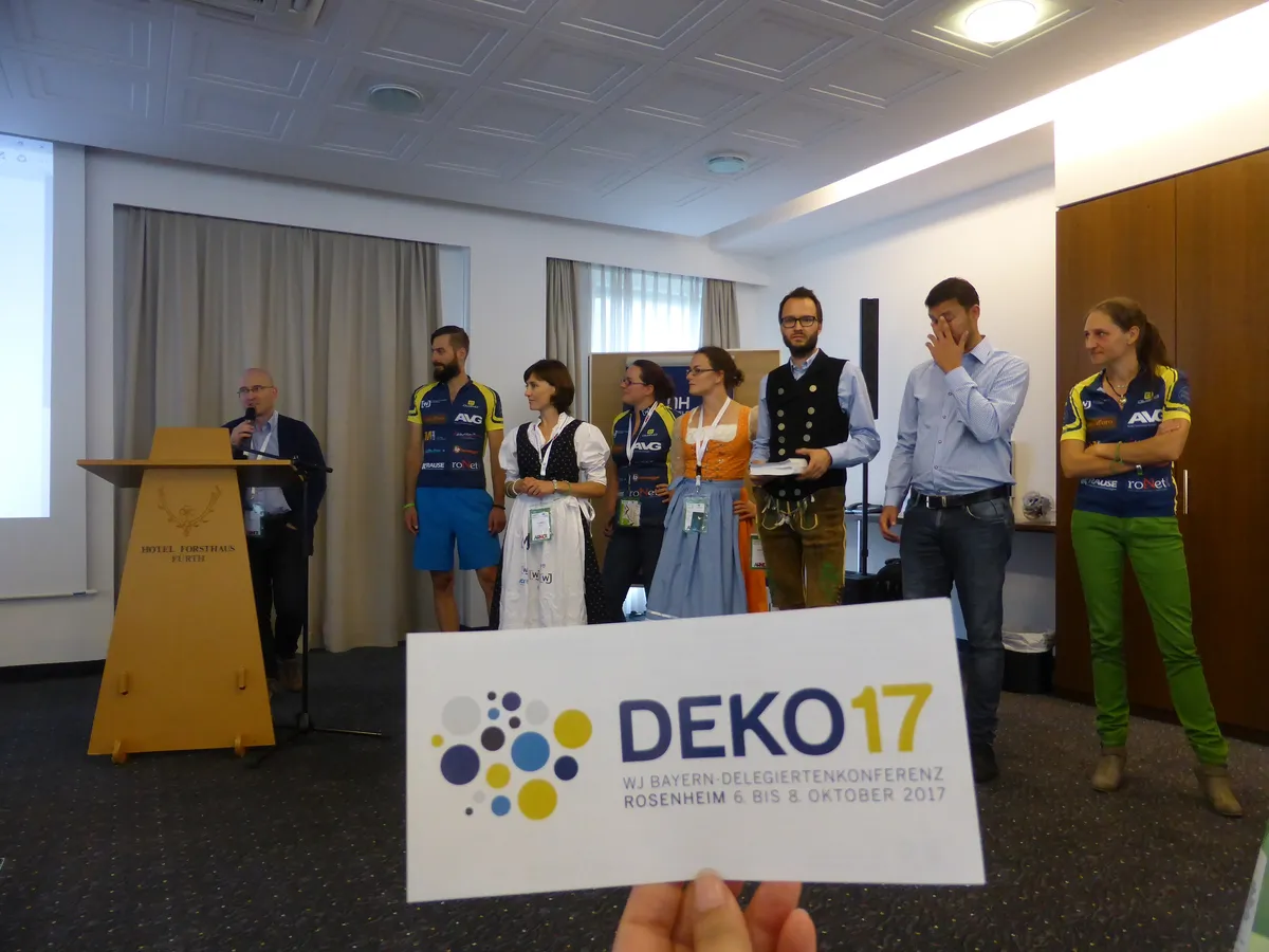 WJ Ro wirbt für DEKO Rosenheim auf DEKO Fürth