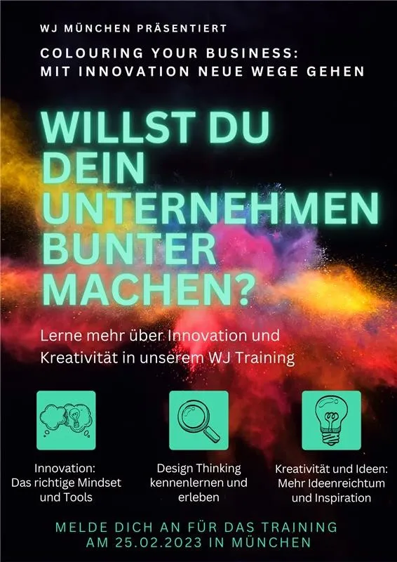 WJ München: Colouring your business - Mit Innovation neue Wege gehen