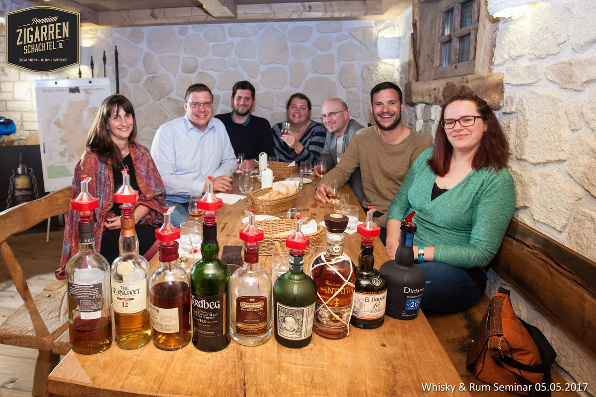 Rum- und Whisky-Seminar am 5. Mai 2017