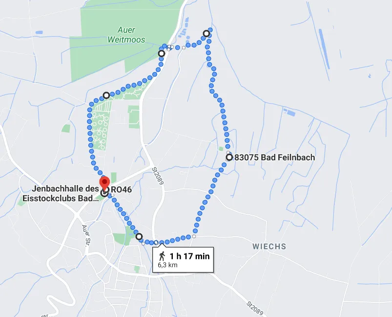 WJ Sportlich - Joggingrunde - Susanns Moosmühlrunde bei Bad Feilnbach