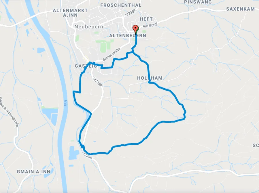 WJ Sportlich - Dominiks Joggingrunde mit Aussicht auf Neubeuern